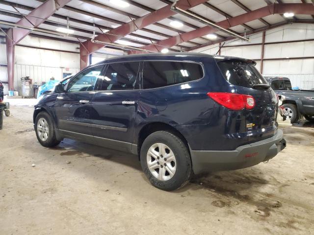 1GNKVFED4CJ349015 - 2012 CHEVROLET TRAVERSE LS BLUE photo 2