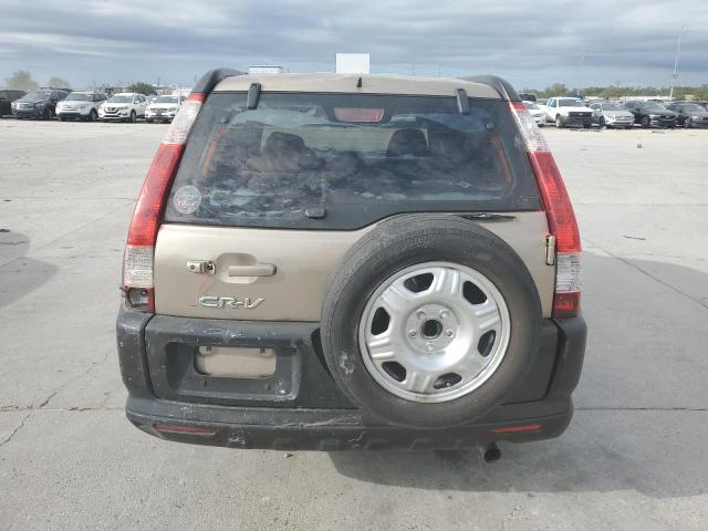 JHLRD78586C013156 - 2006 HONDA CR-V LX TAN photo 6