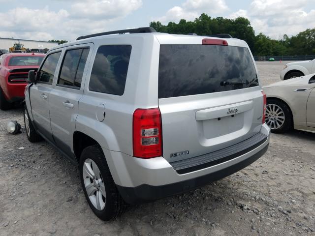 1C4NJPFAXCD652519 - 2012 JEEP PATRIOT LATITUDE SILVER photo 3