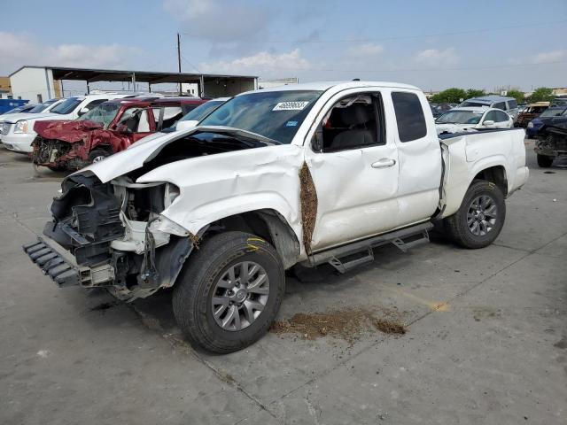 5TFRX5GN8JX123331 - 2018 TOYOTA TACOMA ACCESS CAB WHITE photo 1