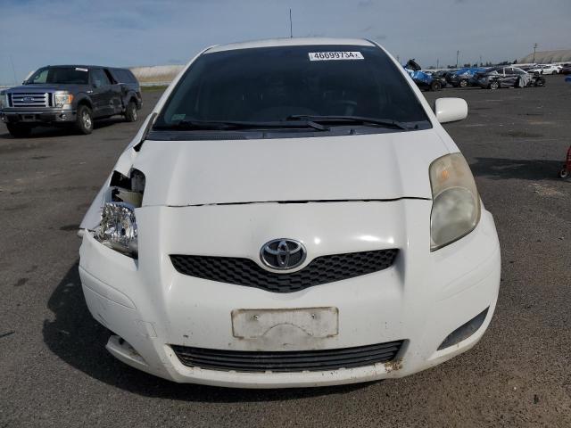 JTDKT4K35A5285460 - 2010 TOYOTA YARIS WHITE photo 5