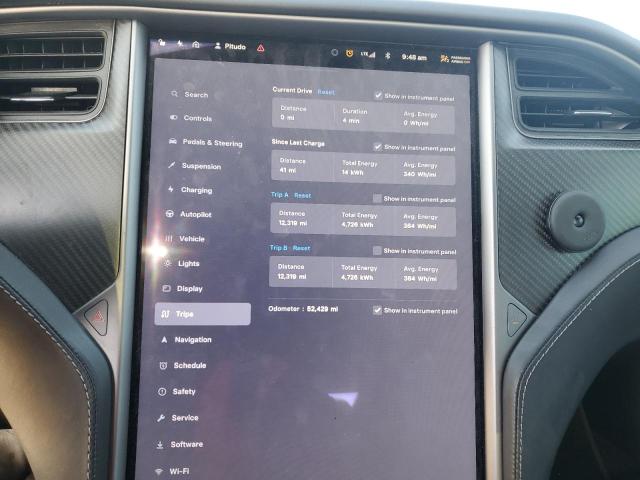 5YJSA1E44LF364189 - 2020 TESLA MODEL S PURPLE photo 9