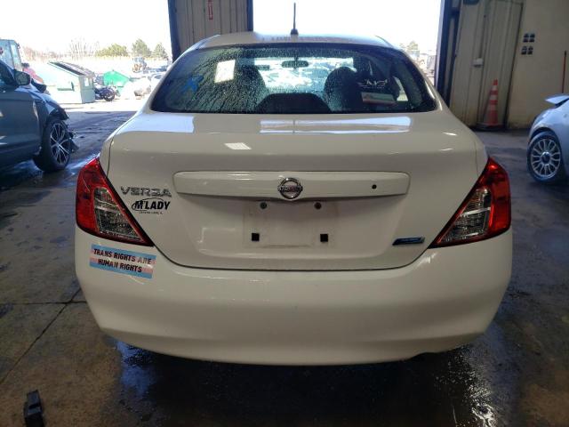 3N1CN7AP7DL871184 - 2013 NISSAN VERSA S WHITE photo 6