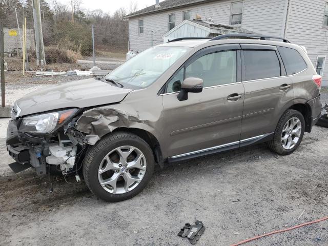 JF2SJAWC8JH574105 - 2018 SUBARU FORESTER 2.5I TOURING GRAY photo 1