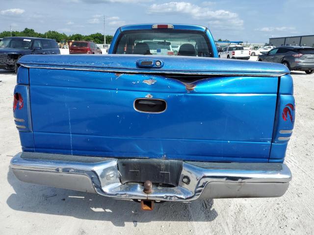 1B7GL22X0YS632895 - 2000 DODGE DAKOTA BLUE photo 6