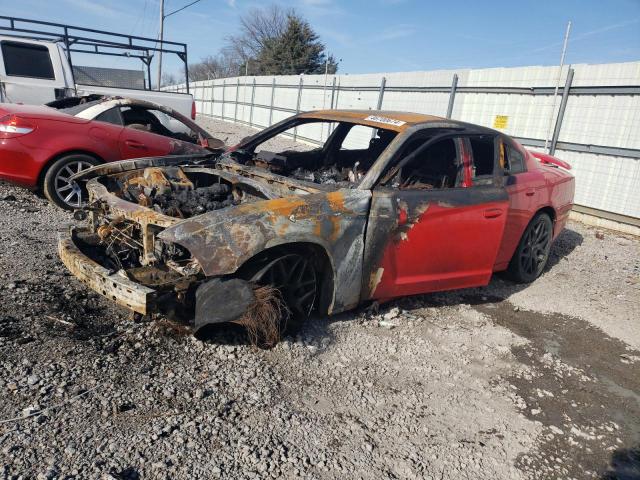 2C3CDXHG6EH227163 - 2014 DODGE CHARGER SXT RED photo 1