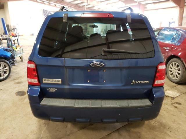 1FMCU49H08KC90026 - 2008 FORD ESCAPE HEV BLUE photo 6