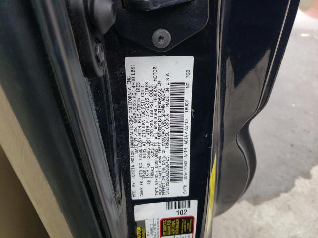 5TETX22N09Z606425 - 2009 TOYOTA TACOMA ACCESS CAB Қара фото 12