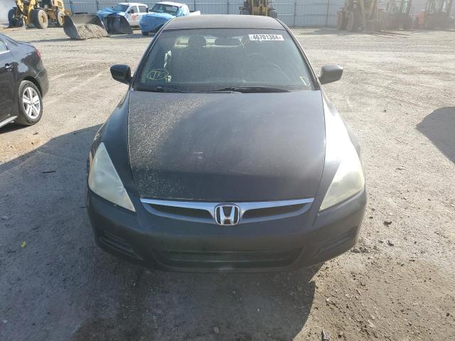 3HGCM56437G709599 - 2007 HONDA ACCORD LX BLACK photo 5