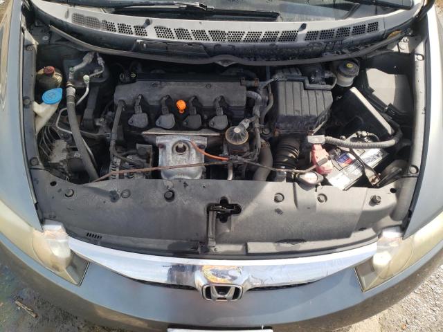 2HGFA16979H318548 - 2009 HONDA CIVIC EXL ნაცრისფერი ფოტო 11