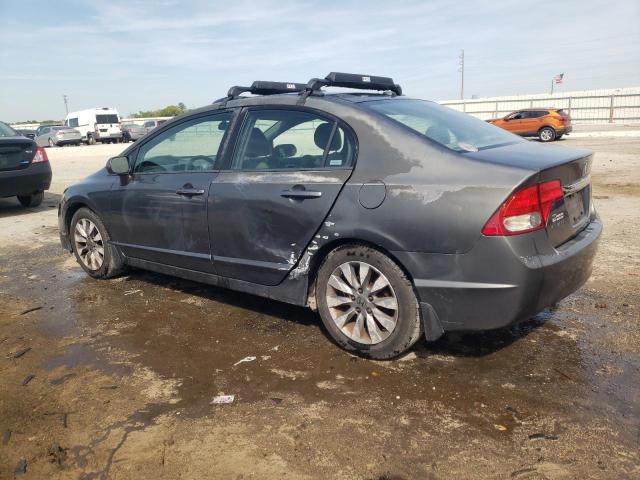 2HGFA16979H318548 - 2009 HONDA CIVIC EXL ნაცრისფერი ფოტო 2