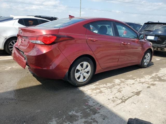 5NPDH4AE2GH760360 - 2016 HYUNDAI ELANTRA SE MAROON photo 3