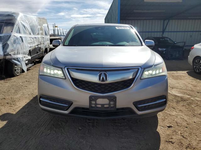 5FRYD4H21GB013953 - 2016 ACURA MDX SILVER photo 5