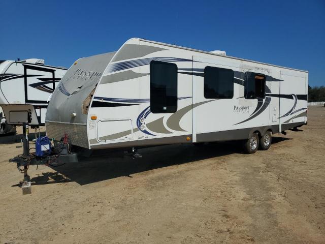 4YDT33B26ET410857 - 2014 KEYSTONE PASSPORT TWO TONE photo 2