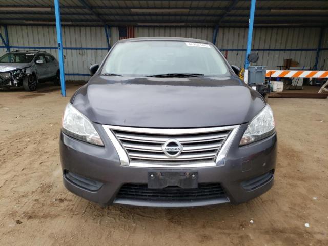 3N1AB7AP3EY232336 - 2014 NISSAN SENTRA S GRAY photo 5