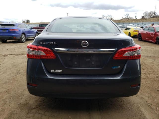 3N1AB7AP3EY232336 - 2014 NISSAN SENTRA S GRAY photo 6