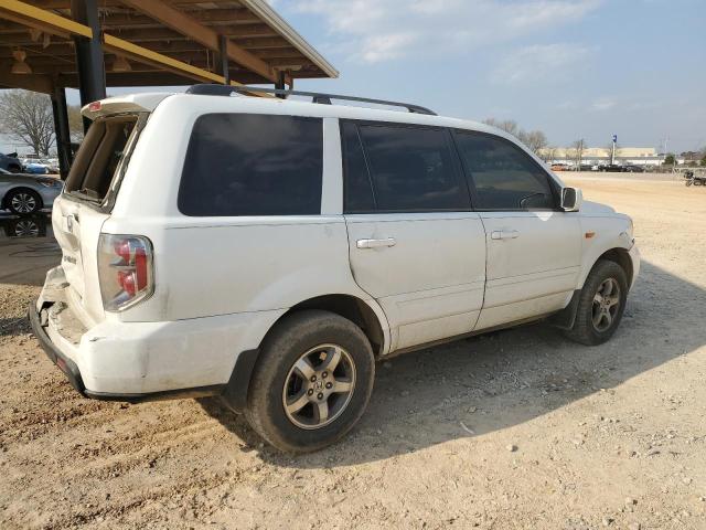 5FNYF28647B011259 - 2007 HONDA PILOT EXL WHITE photo 3