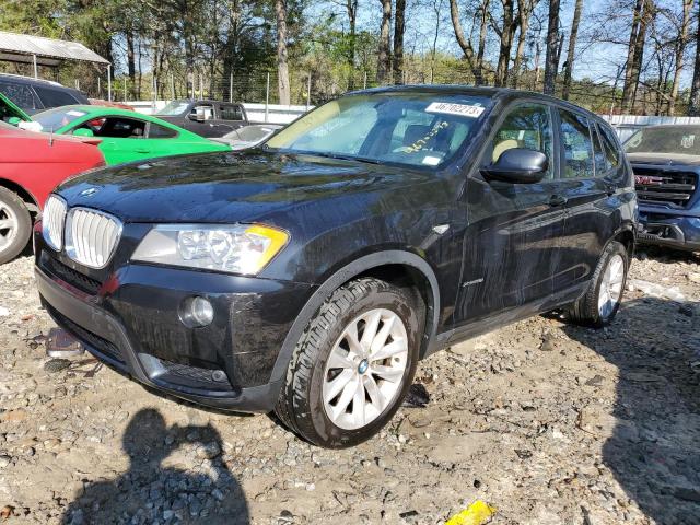 5UXWX9C53E0D34811 - 2014 BMW X3 XDRIVE28I BLACK photo 1