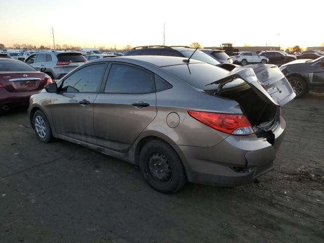 KMHCT4AE7CU084025 - 2012 HYUNDAI ACCENT GLS GOLD photo 2