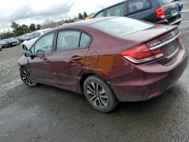 19XFB2F88EE260268 - 2014 HONDA CIVIC EX RED photo 2