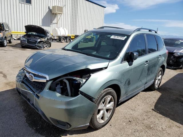 JF2SJABC2FH475003 - 2015 SUBARU FORESTER 2.5I GREEN photo 1