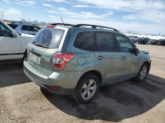 JF2SJABC2FH475003 - 2015 SUBARU FORESTER 2.5I GREEN photo 3