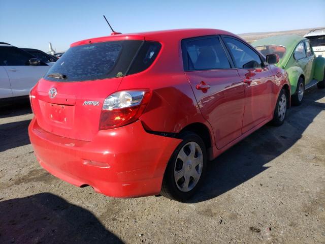 2T1KU40E69C112997 - 2009 TOYOTA MATRIX RED photo 3