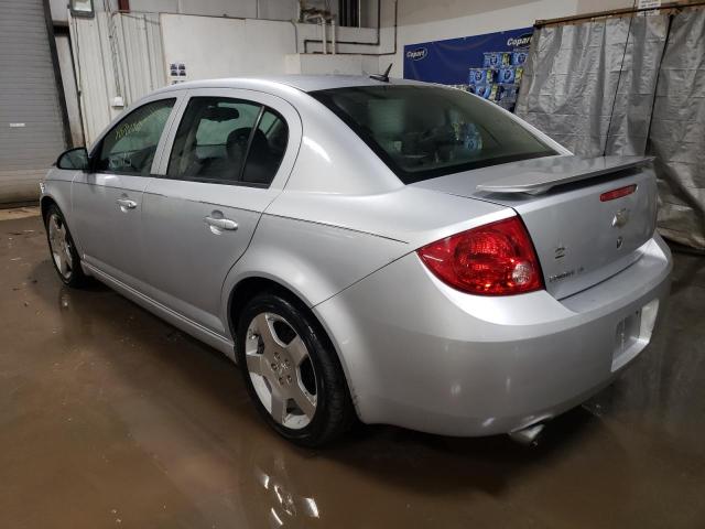 1G1AF5F59A7187873 - 2010 CHEVROLET COBALT 2LT SILVER photo 2