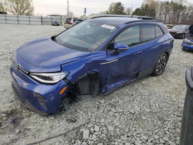 WVGTMPE28NP073051 - 2022 VOLKSWAGEN ID.4 PRO S ლურჯი ფოტო 1