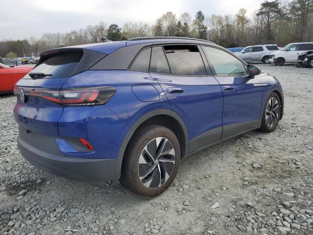 WVGTMPE28NP073051 - 2022 VOLKSWAGEN ID.4 PRO S ლურჯი ფოტო 3