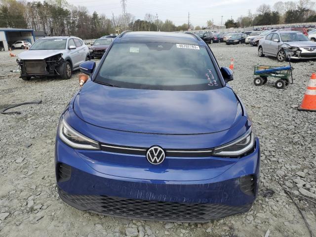 WVGTMPE28NP073051 - 2022 VOLKSWAGEN ID.4 PRO S BLUE photo 5