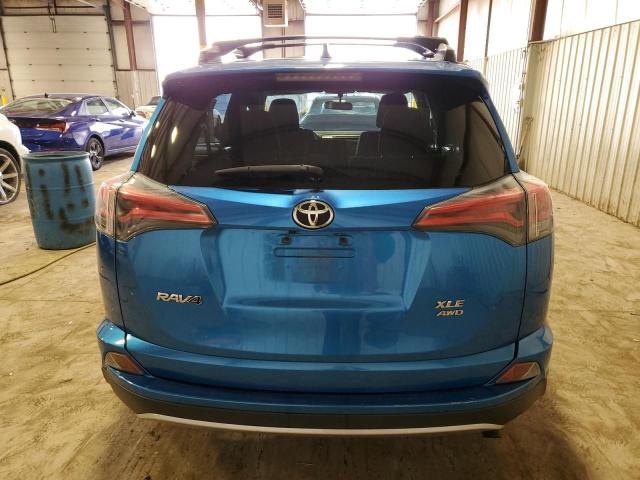 JTMRFREV3GD176963 - 2016 TOYOTA RAV4 XLE BLUE photo 6