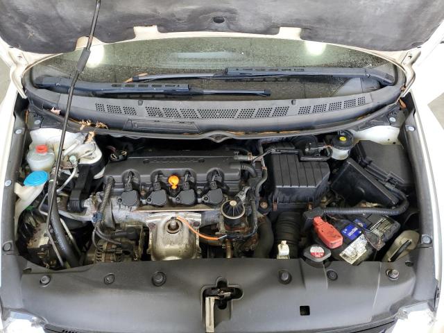 2HGFG1B96AH532844 - 2010 HONDA CIVIC EXL WHITE photo 11