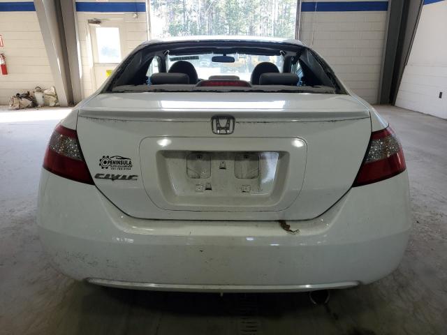 2HGFG1B96AH532844 - 2010 HONDA CIVIC EXL WHITE photo 6