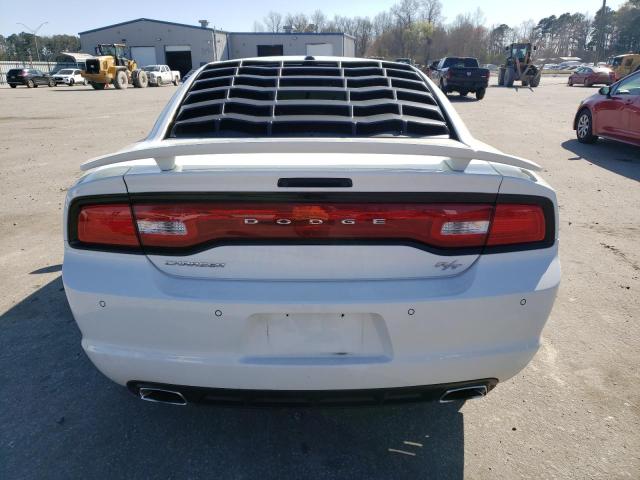 2C3CDXCT2CH106938 - 2012 DODGE CHARGER R/T WHITE photo 6
