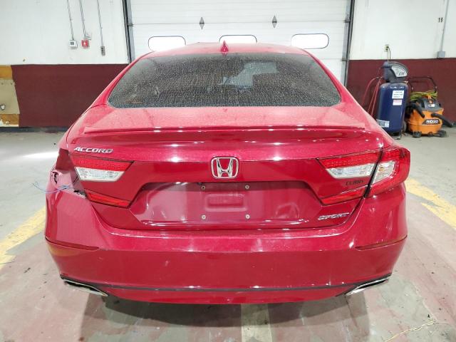 1HGCV1E37JA080045 - 2018 HONDA ACCORD SPORT RED photo 6