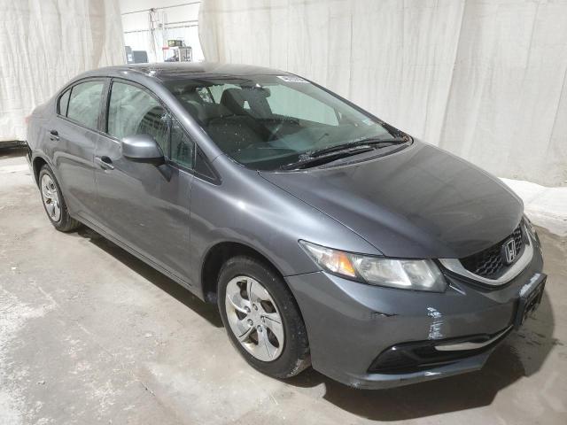 2HGFB2F5XDH547685 - 2013 HONDA CIVIC LX GRAY photo 4