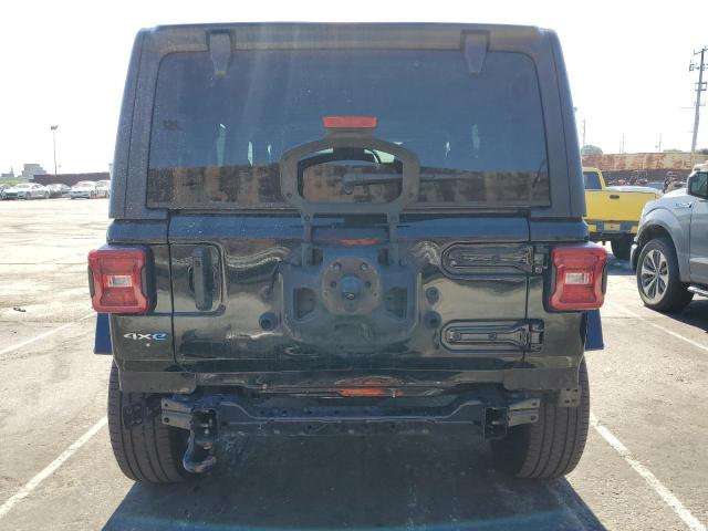 1C4JJXP62MW828879 - 2021 JEEP WRANGLER U SAHARA 4XE BLACK photo 6