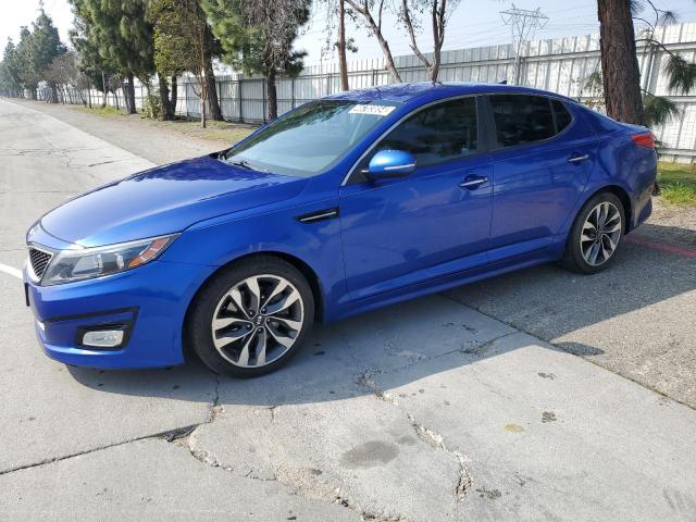 5XXGR4A72FG459951 - 2015 KIA OPTIMA SX BLUE photo 1