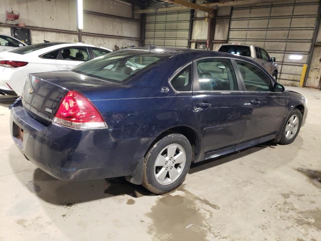 2G1WT57K591176901 - 2009 CHEVROLET IMPALA 1LT BLUE photo 3