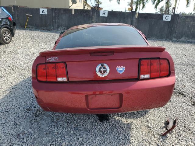 1ZVFT80N375271074 - 2007 FORD MUSTANG RED photo 6