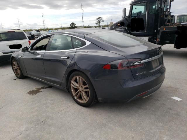 5YJSA1E15FF115829 - 2015 TESLA MODEL S CHARCOAL photo 2