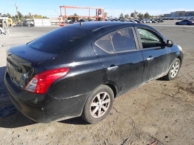 3N1CN7AP8CL815124 - 2012 NISSAN VERSA S BLACK photo 3