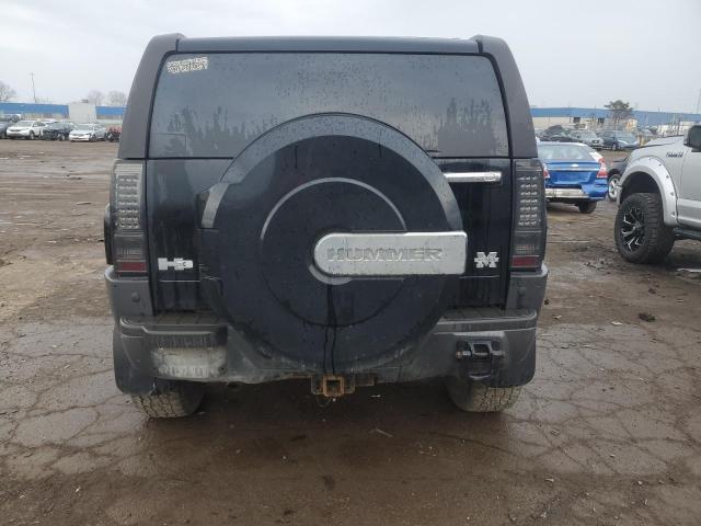 5GTDN13E778222250 - 2007 HUMMER H3 BLACK photo 6