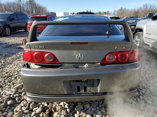 JH4DC53056S020547 - 2006 ACURA RSX TYPE-S GRAY photo 6