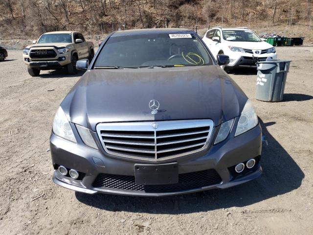 WDDHF8HB4AA138504 - 2010 MERCEDES-BENZ E 350 4MATIC GRAY photo 5