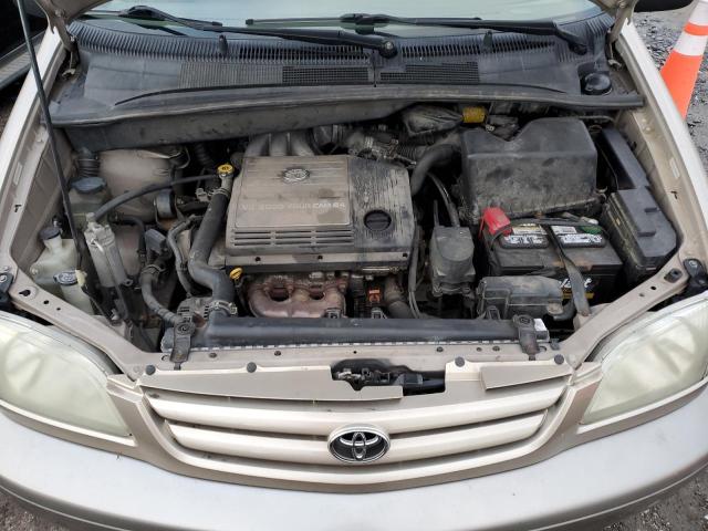 4T3ZF13C23U552262 - 2003 TOYOTA SIENNA LE GOLD photo 11