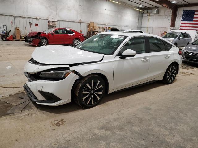 19XFL1H75NE016301 - 2022 HONDA CIVIC EXL WHITE photo 1