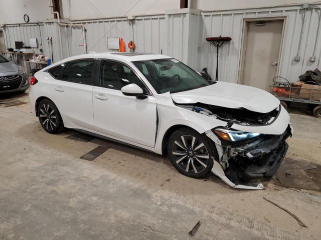 19XFL1H75NE016301 - 2022 HONDA CIVIC EXL WHITE photo 4