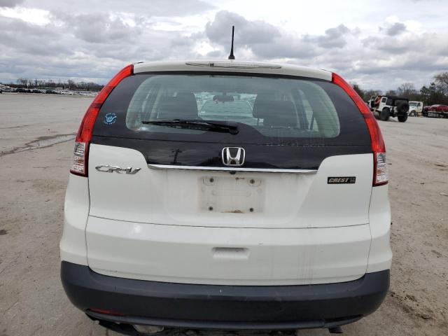 5J6RM3H38CL029836 - 2012 HONDA CR-V LX WHITE photo 6